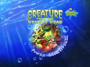 Nickelodeon SpongeBob SquarePants - Creature from the Krusty Krab screen shot title